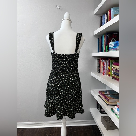 Hutch Anthropologie Ditsy Floral Print Corset Mini Dress Size Medium - Picture 9 of 15